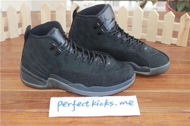 Authentic Air Jordan 12 Black OVO Best version (Nike pairs)